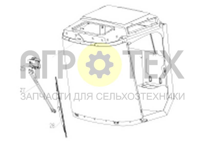 Чертеж Стеклоочиститель (RT495.06.19.000Ф)